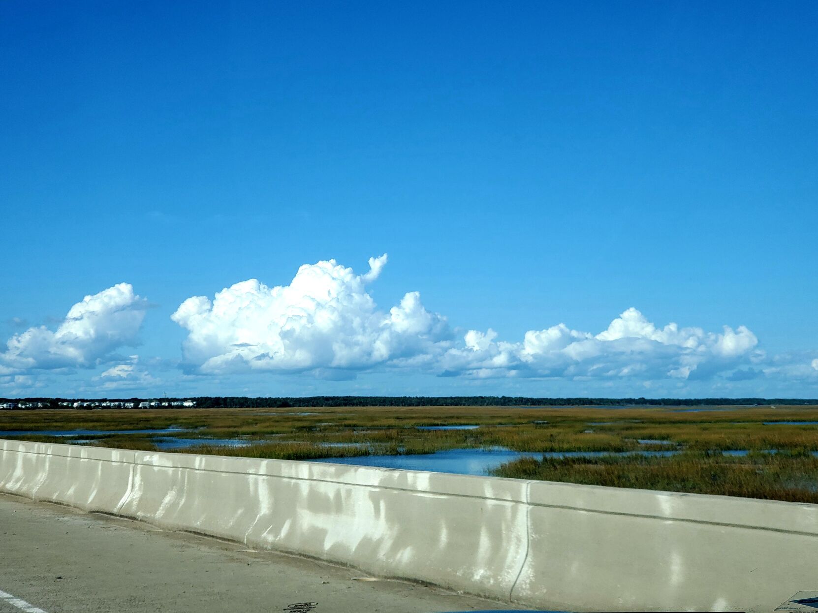 Cotton ball clouds